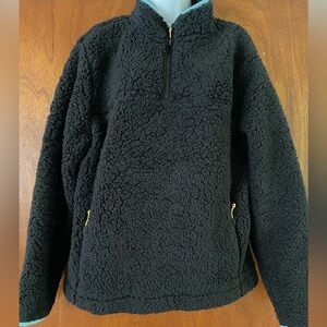 Chubbies Black Fleece Pullover Jacket